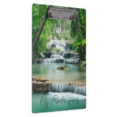 Schöne Cascading Waterfall Clipboard Klemmbrett (Rechts)