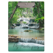 Schöne Cascading Waterfall Clipboard Klemmbrett (Vorderseite)