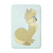 Schöne Cat Bath Mat Badematte (Vorderseite Vertikal)