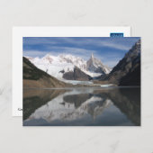 Schöne Cerro Torre , Patagonia, Bergsicht Postkarte (Vorne/Hinten)