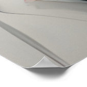 Schöne chaotische Frau Poster (Ecke)