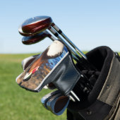 Schöne Chatty Mandarin Duck am Ufer Golf Headcover (In Situ)