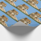 Schöne Cheetah Geschenkpapier (Ecke)