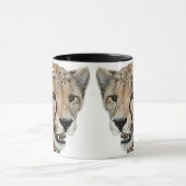 Schöne Cheetah Schöne Cat Foto Tasse (Zentrum)