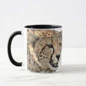 Schöne Cheetah Schöne Cat Foto Tasse (Links)