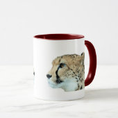 Schöne Cheetah Schöne Cat Foto Tasse (VorderseiteRechts)