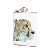 Schöne Cheetah Schönes Cat Foto Flachmann (Links)