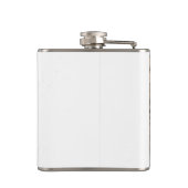 Schöne Cheetah Schönes Cat Foto Flachmann (Rückseite)