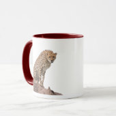 Schöne Cheetah Schönes Cat Foto Tasse (Vorderseite Links)