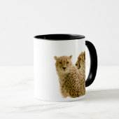 Schöne Cheetah Schönes Cat Foto Tasse (VorderseiteRechts)