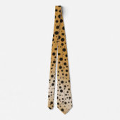 Schöne Cheetah Spots Wild Animal Print Krawatte (Rückseite)