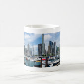 Schöne Chicago Harbour Kaffee Tasse (Mittel)