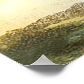 Schöne chinesische Bergtempel Naturlandschaft Poster (Ecke)