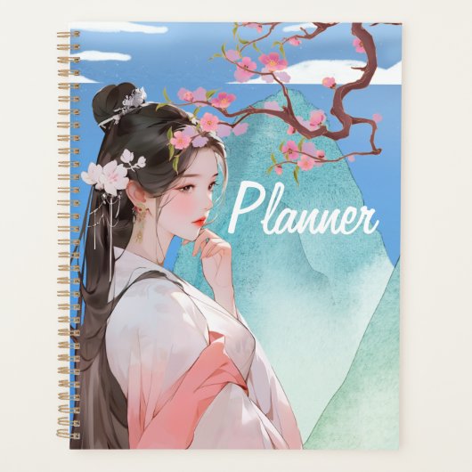 Schöne Chinesische Frau Planer (Vorderseite)