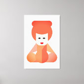 Schöne Chinesische Girl Art Leinwanddruck (Vorderseite)