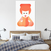 Schöne Chinesische Girl Art Leinwanddruck (Insitu (Schlafzimmer))