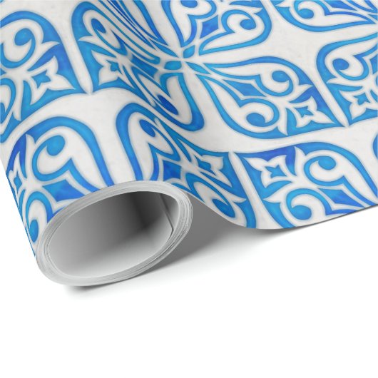 Schöne Chinoiserie Geschenkpackung Geschenkpapier (Rolleneckpunkt)