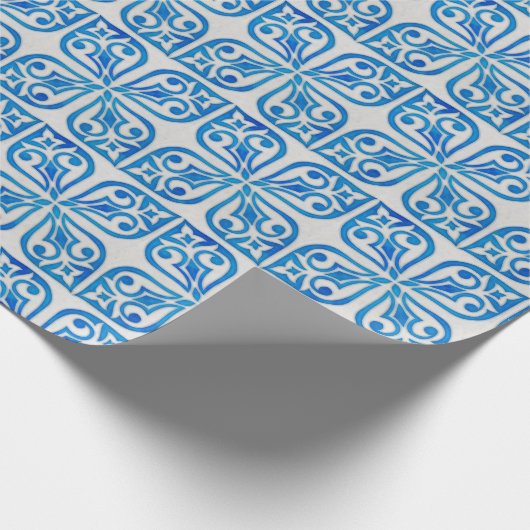 Schöne Chinoiserie Geschenkpackung Geschenkpapier (Ecke)