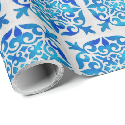 Schöne Chinoiserie Geschenkpackung Geschenkpapier (Rolleneckpunkt)