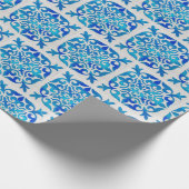 Schöne Chinoiserie Geschenkpackung Geschenkpapier (Ecke)