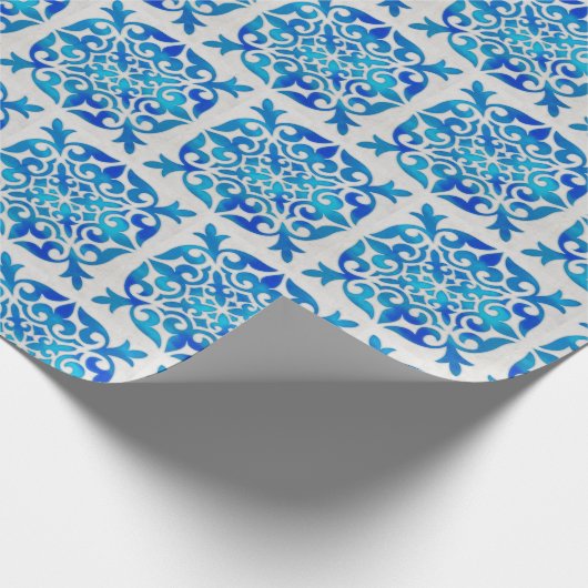 Schöne Chinoiserie Geschenkpackung Geschenkpapier (Ecke)