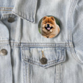 Schöne Chow Chow Button (Beispiel)
