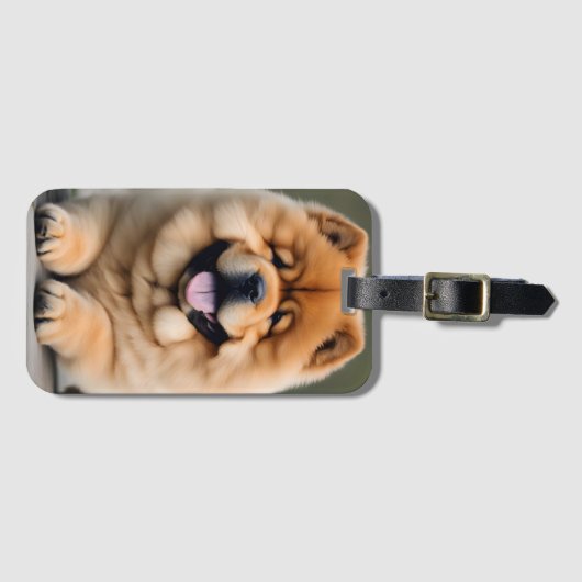 Schöne Chow Chow Gepäckanhänger (Vorderseite (Horizontal))