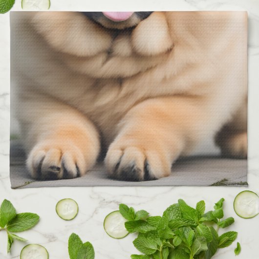 Schöne Chow Chow Geschirrtuch (Gefaltet)