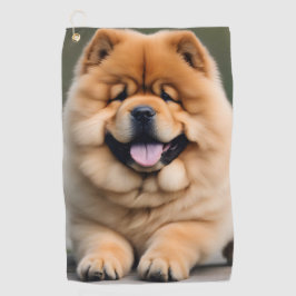 Schöne Chow Chow Golfhandtuch