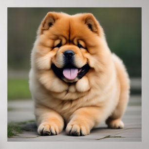 Schöne Chow Chow Poster