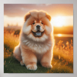 schöne Chow Chow Poster