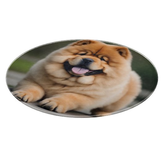 Schöne Chow Chow Schneidebrett (Ecke)