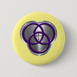 Schöne Christliche Dreifaltigkeitswertung mit Kreu Button