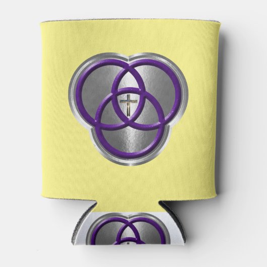 Schöne Christliche Dreifaltigkeitswertung mit Kreu Dosenkühler (Vorderseite)