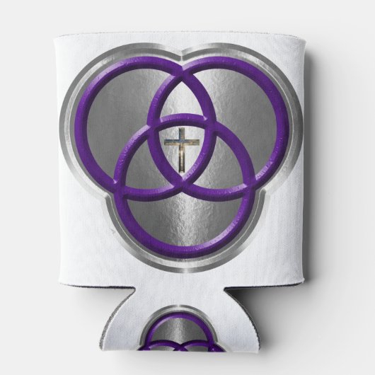 Schöne Christliche Dreifaltigkeitswertung mit Kreu Dosenkühler (Rückseite)