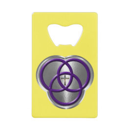 Schöne Christliche Dreifaltigkeitswertung mit Kreu Geldbeutel Flaschenöffner