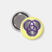 Schöne Christliche Dreifaltigkeitswertung mit Kreu Magnet (Vorderseite/Rückseite)