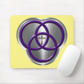 Schöne Christliche Dreifaltigkeitswertung mit Kreu Mousepad (Mit Mouse)