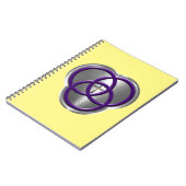 Schöne Christliche Dreifaltigkeitswertung mit Kreu Notizblock (Linke Seite)