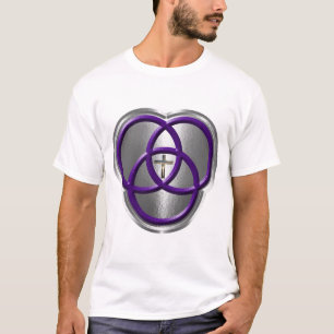 Schöne Christliche Dreifaltigkeitswertung mit Kreu T-Shirt