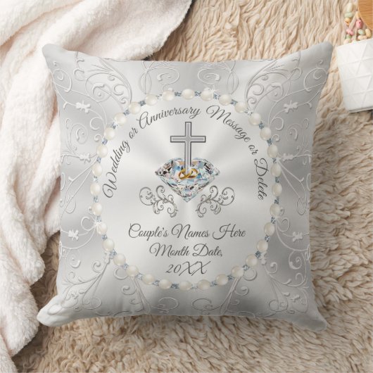 Schöne Christliche Hochzeitsgeschenke oder Jahrest Kissen (Decke)