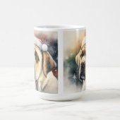 SCHÖNE CHRISTMAS FAWN BULLMASTIFF KAFFEETASSE (Mittel)