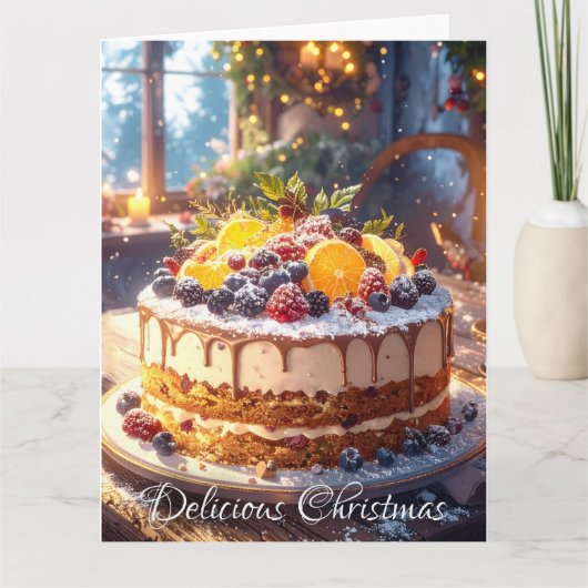 SCHÖNE CHRISTMAS KARTE (Vorderseite)
