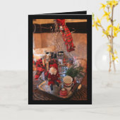 SCHÖNE "CHRISTMAS" WÜNSCHE FÜR BESONDERE MENSCHEN KARTE (Gelbe Blume)