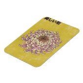 Schöne Chrysantheme Magnet (Linke Seite)