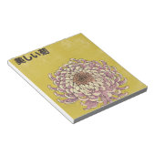 Schöne Chrysantheme Notizblock (angewinkelt)