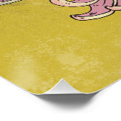 Schöne Chrysantheme Poster (Ecke)
