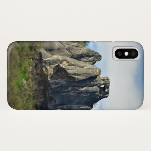 Schöne Cliffs Foto iPhone Case (Rückseite (Horizontal))