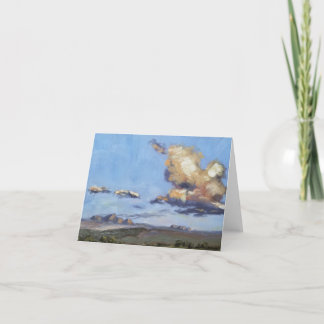Schöne Cloud Art Card Blank Dankeskarte