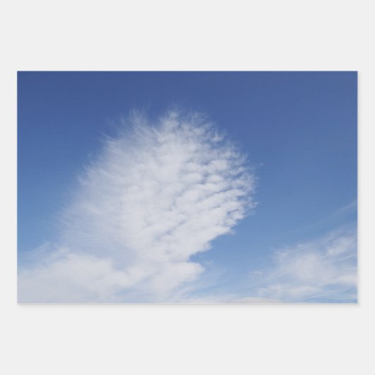 Schöne Cloud Geschenkpapier Set (Vorderseite 3)